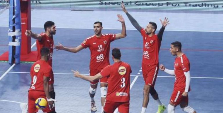 الأهلي يتخطى أسبوير الكونغولي ويبلغ نصف نهائي البطولة الإفريقية للكرة الطائرة للرجال
