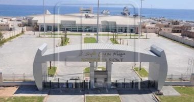 إغلاق ميناء نويبع البحري نتيجة العاصفة الترابية