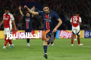 باريس سان جيرمان يتغلب على أرسنال ويتأهل لمواجهة إنتر ميلان في نهائي دوري أبطال أوروبا.