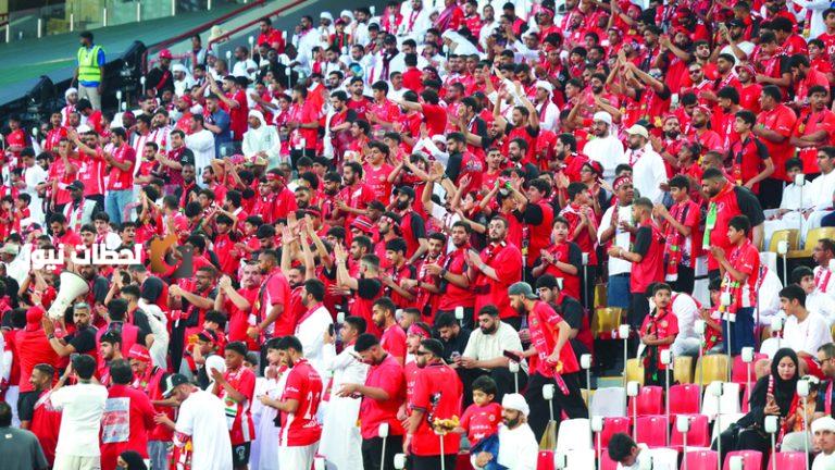 في ليلة الكأس، اتحاد حب الإمارات يضيء المدرجات
