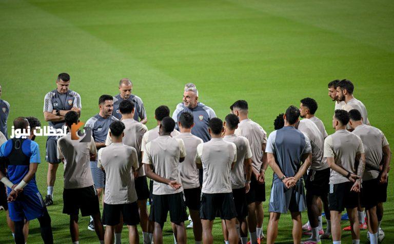 منتخب الإمارات يجري أول تدريب مع المدرب كوزمين