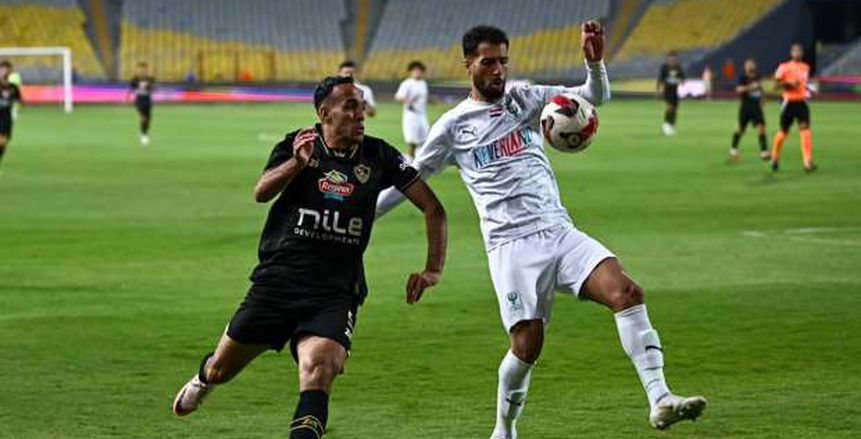 الحكم يلغي هدف ناصر منسي في شباك المصري بعد العودة لتقنية الـ VAR