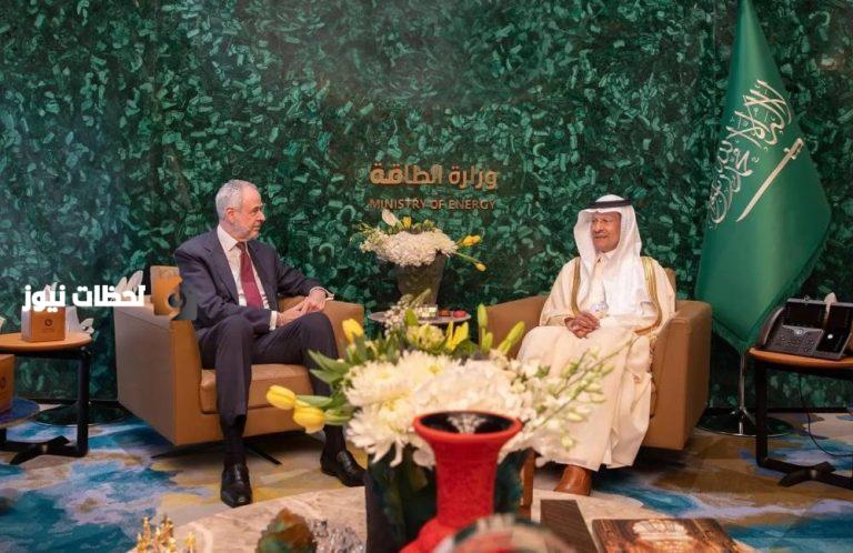 اجتماع وزير الطاقة مع الرئيس المعيَّن لمؤتمر الأطراف COP30
