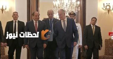 استقبال رسمي للرئيس السيسي في القصر الرئاسي اليوناني