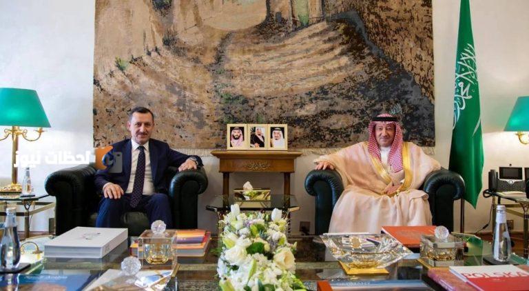 استقبال نائب وزير الخارجية لسفير تركيا بالمملكة