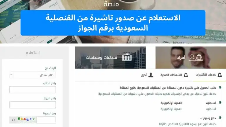 برابط فعال .. طريقة الاستعلام عن تأشيرة السعودية برقم الجواز وأنواع التأشيرات المتاحة 1447 visa.mofa.gov.sa