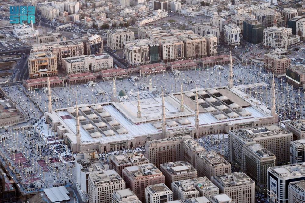 المسجد النبوي الشريف. (واس)