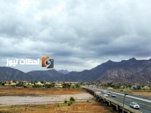 امطار غزيرة على منطقة عسير حتى الساعة الثامنة مساء اليوم