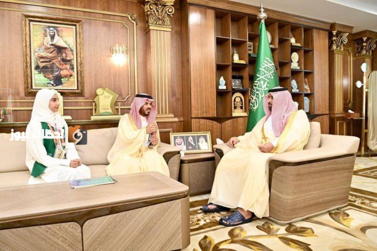 تكريم أمير جازان للطالبة «جيوان شعبي» بعد تحقيق المركز الثاني عالمياً في معرض «آيسف 2025»