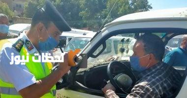 حملات مرورية لتتبع المخالفات في طرق القاهرة والجيزة