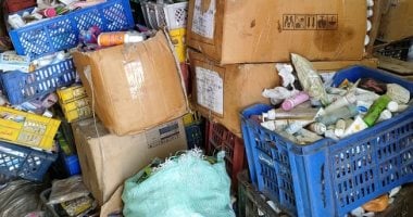 ضبط 11 طنًا من الأدوية والمكملات الغذائية والسلع منتهية الصلاحية قبل توزيعها في الجيزة.