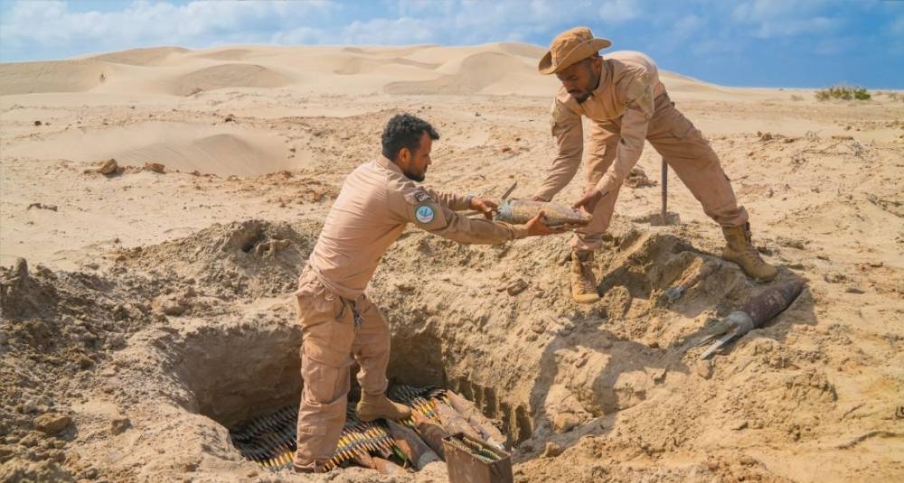 عملية تدمير القذائف