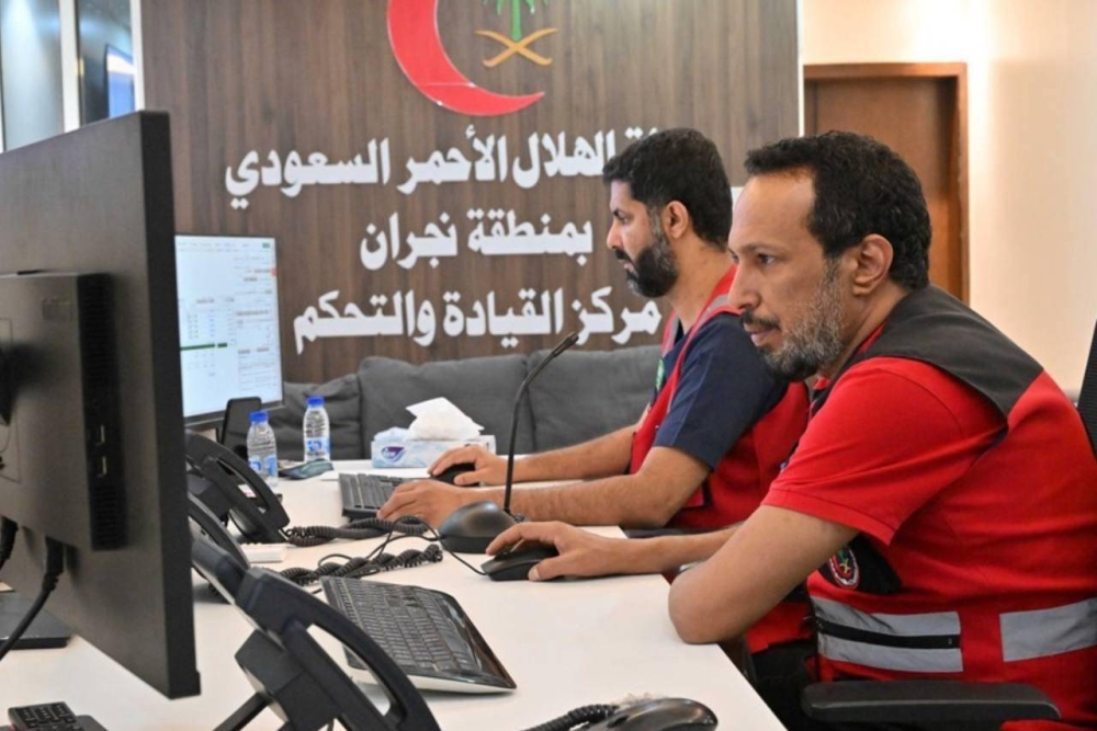 «هلال نجران»: تم استقبال 1311 بلاغاً خلال شهر أبريل