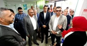 وزير الإسكان ومحافظ السويس يزوران محطتي رفع الصرف الصحي في حي السويس