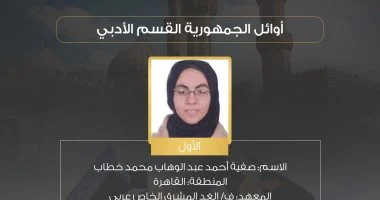 صفية احمد الاولي على الجمهورية في الازهر سر تفوقها الاخلاص والاجتهاد