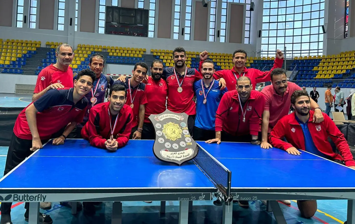 رجال تنس الاهلي يواجهون صيد اكتوبر في افتتاح بطولة الدوري الجديدة