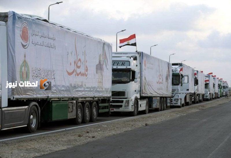 مبادرة مصر لادخال شاحنات الى غزة تلقى ترحيب فلسطيني واسع