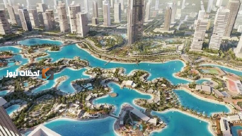 الحكومة تبدا ملء بحيرات داون تاون لاجون بمياه البحر بالعلمين الجديدة