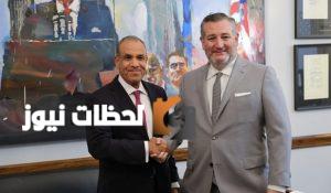 وزير خارجية مصر يجتمع مع سيناتور كروز من لجنة العلاقات بالشيوخ الامريكي