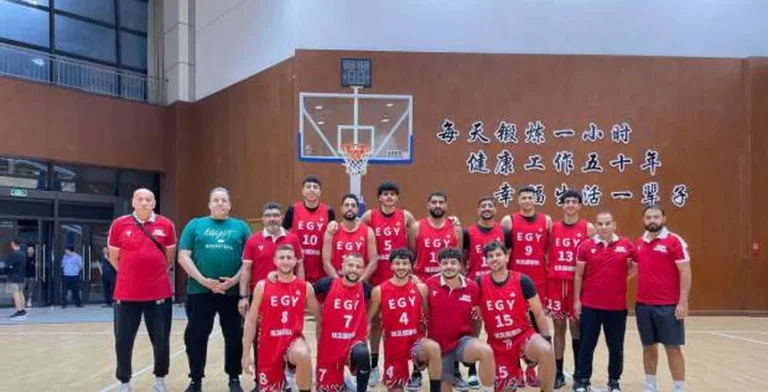 منتخب مصر الأولمبي يتفوق على كولومبيا في البطولة الدولية لكرة السلة بالصين