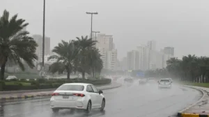 الباحة تتعرض لأمطار غزيرة وسيول ورياح قوية خلال الساعات القادمة