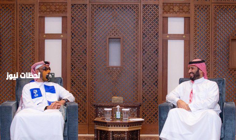 ولي العهد يبحث تعزيز التعاون مع مستشار الامن الوطني الاماراتي