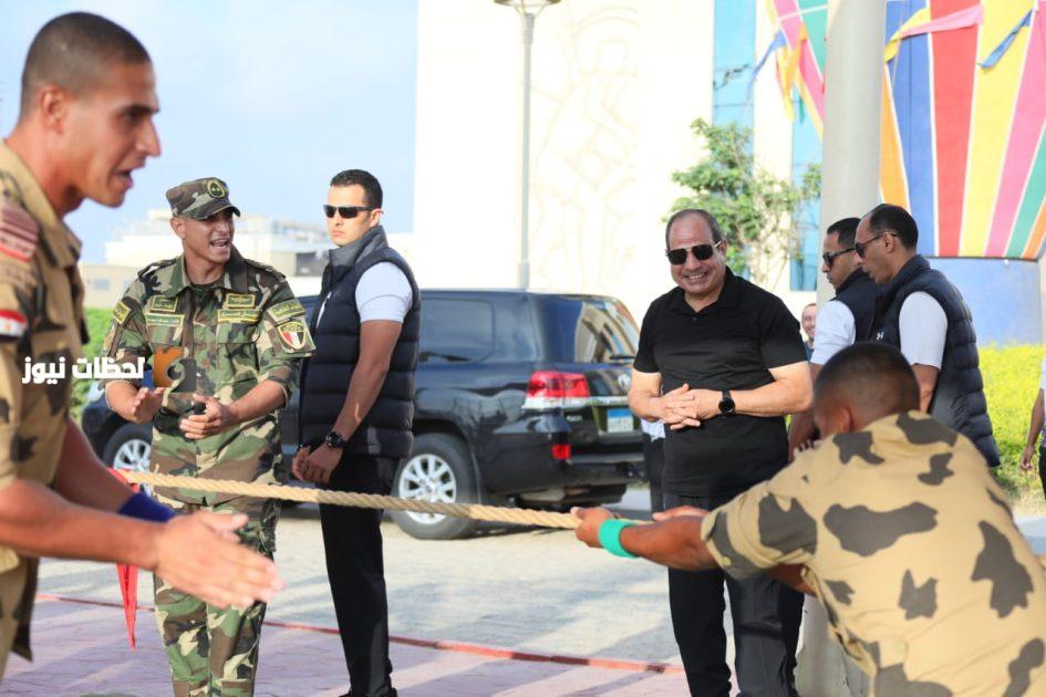 لقاء الرئيس السيسي مع طلاب الأكاديمية العسكرية