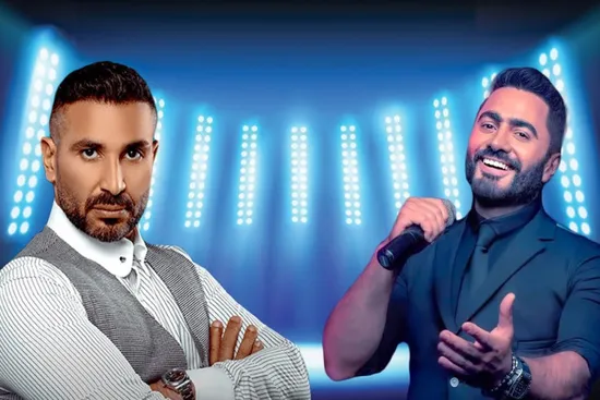تامر حسني وأحمد سعد