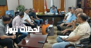 اجتماع حصري لرئيس مدينة بني سويف الجديدة مع الشركات المنفذة لمشاريع الإسكان