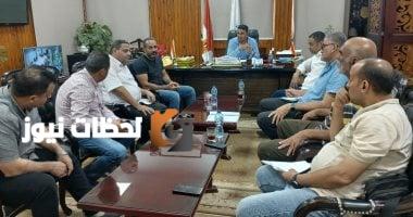 اجتماع حصري لرئيس مدينة بني سويف الجديدة مع الشركات المنفذة لمشاريع الإسكان