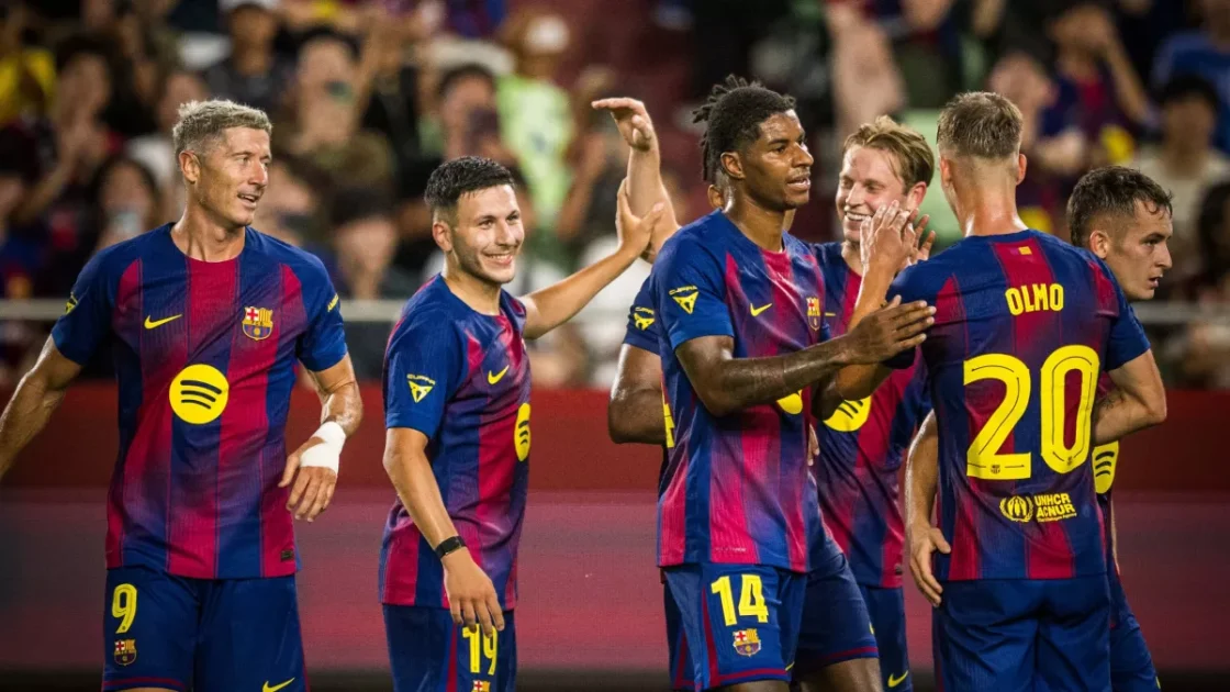 قائمة برشلونة لمواجهة رايو فاليكانو في الدوري الإسباني اليوم