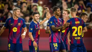 قائمة برشلونة لمواجهة رايو فاليكانو في الدوري الإسباني اليوم