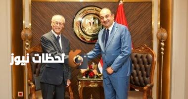 وزير قطاع الأعمال يلتقي سفير اليابان بالقاهرة لبحث فرص التعاون والاستثمار المشتركة