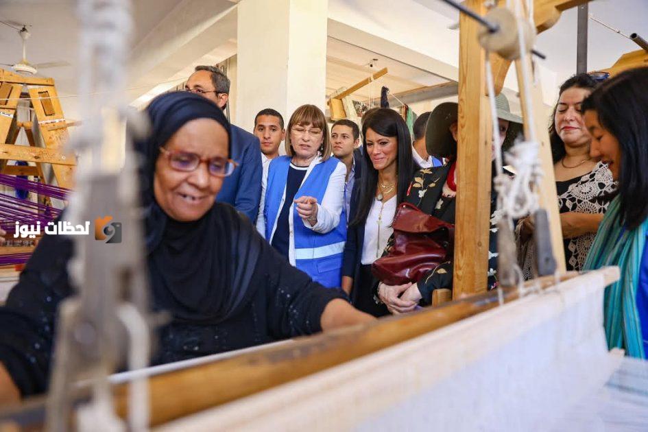 وزيرة التخطيط تتفقد مشروعات تنموية بقنا