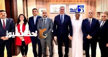 وزير البترول يزور مقر شركة إنبي في أبوظبي للتفقد والبحث الدقيق