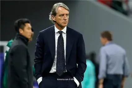 رحيل مانشيني عن المنتخب السعودي مرهون بموقف مباراة النصر والشباب