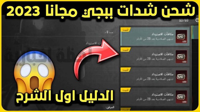 الشحن المجاني والعروض: شحن شدات ببجي موبايل 2025 بطرق سهلة وآمنة BG MOBILE حزمة متجر العناصر